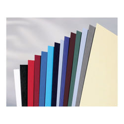 GBC Plats de couverture LeatherGrain 250 g/m² noir (25)