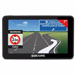 Snooper PRO S6900 LKW navigateur Fixé 17,8 cm (7") LCD Écran tactile 322 g Noir