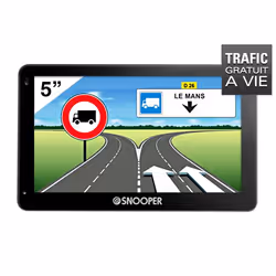 Snooper PL5200 navigateur Fixé 12,7 cm (5") 173 g Noir