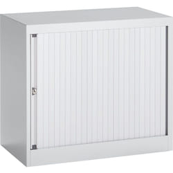 Bisley - Armoire à rideaux Euro, largeur 800 mm, 1 tablette,