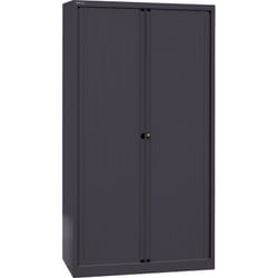 Bisley, Armoire à rideaux Euro, largeur 1000 mm, 4 tablettes,
