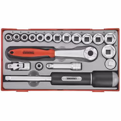 Jeu de douilles Teng Tools TT3819; 19 unités