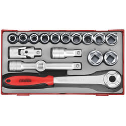 Jeu de douilles Teng Tools TT1218; 18 unités