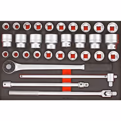 Jeu de douilles Teng Tools TTESK32; EVA; 32 unités
