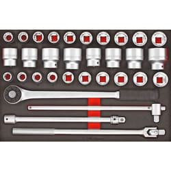 Jeu de douilles Teng Tools TTESK32; EVA; 32 unités