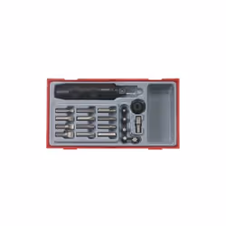 TENGTOOLS 102100104 JEU DE TOURNEVIS À PERCUSSION TTID20 - 1/2 20 PIÈCES Le set d’outils TTID20 de Tengtools contient un tour ...