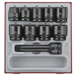 Jeu de douilles à choc TT2 tray 3/4 19- 38mm 16 pièces Teng Tools TTD9416