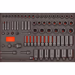 Porte-embout à visser Teng Tools TTEISK73; EVA; 73 unités
