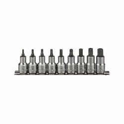 Le jeu de clés à douille 1/2 » TX M1213TX - 9 pièces de Tengtools , Code 38190054 , convient aux fentes intérieures à six bro ...