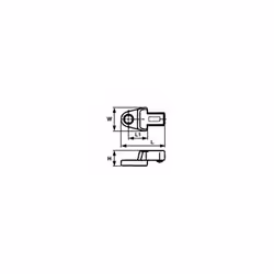 Le modèle Tengtools 690816 Key Insert est une sorte d’outil d’insertion avec un support rectangulaire de 14x18mm. Convient po ...