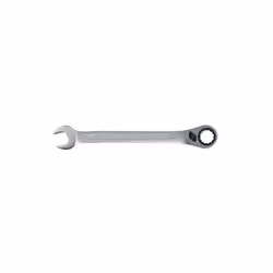 TENGTOOLS 109721100 CLÉ MIXTE À CLIQUET RÉVERSIBLE 18MM 600518R La clé à anneau à cliquet réversible Tengtools a une inclinai ...