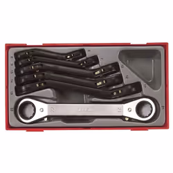 Clé à cliquet Teng Tools TTRORS; 6 unités