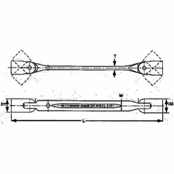 La clé à joint hexagonale double Tengtools 10 x 13 mm 651013 , Code 72920358 , est un outil manuel très polyvalent qui facili ...