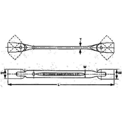 Clé articulée à double extrémité, 10x13 TENGTOOLS 651013