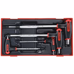 Clé hexagonale Teng Tools TTHEX7AF; 7 unités
