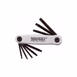 Le jeu de clés TORX pliables Tengtools 1476NTX - 8 pièces , Code 151480100 est le match parfait pour ceux qui ont besoin d’un ...