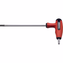 Tengtools Clé hexadécimale métrique avec poignée en T . Fabriqué en chrome vanadium. Dimensions : Taille : 4mm Bâton court :  ...
