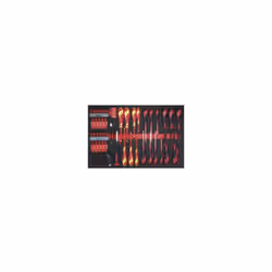 DESCRIPTION: Set de 98 tournevis et embouts. Conçu pour: Les coffres et servantes d'outils Teng Tools Livrés dans un tray ave ...