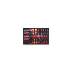 Jeu de tournevis et embouts Foam4x4 tray TX- TPX- PLAT- PH- PZ 98 pièces Teng Tools TTEMD98N