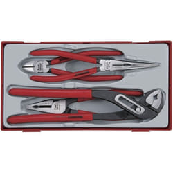 Jeu de pinces poignée en vinyl TT1 tray 4 pièces Teng Tools TT440