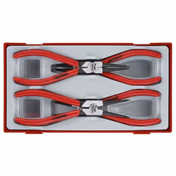 Pince à circlips Teng Tools TT474-7; 4 unités