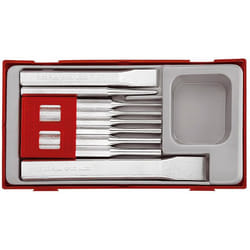 9 pièces ensemble de poinçon et ciseau Teng Tools TTPC09