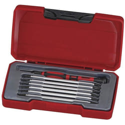 Jeu de tournevis - Teng Tools - TM708 - 8 pièces - Longs embouts - Coffret compact