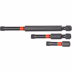 1/4 » hexagonal TX Impact Tips Modèle TX20 de Tengtools . Convient pour les vis à fourche Torx internes . Pointes d’impact à  ...