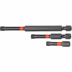 1/4 » hexagonal TX Impact Tips Modèle TX30 de Tengtools . Convient pour les vis à fourche Torx internes . Pointes d’impact à  ...