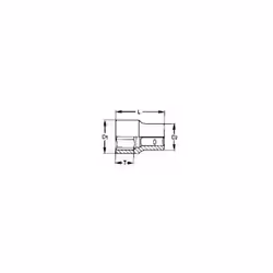 TENGTOOLS 114880172 DOUILLE À CHOCS HEXAGONALE 3/4 22 MM 940522-CTENGTOOLS 114880172 DOUILLE À CHOCS HEXAGONALE 3/4 22 MM 940 ...