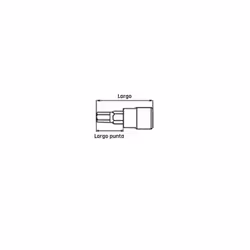 1/2 » Clé hexagonale modèle M121227-C de Tengtools. Série courte, adaptée aux fentes internes selon le système Torx. Finition ...