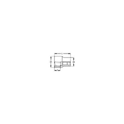 Verre, 1/2, hexagonal, 28mm Tengtools M1205286-C
