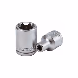 Tengtools TX-E7 Clé à douille modèle M140707-C . Clé Torx 1/4 » en chrome vanadium et finition mate. Dimensions : Taille : E7 ...