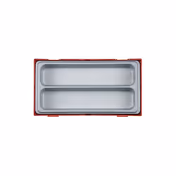 Le plateau à 2 compartiments TT02 de Tengtools , code 161790100 , est idéal pour ranger et transporter de petits outils, pièc ...