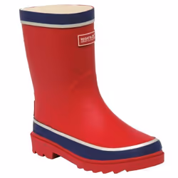 Bottes de pluie - REGATTA - FOXFIRE - Rouge - Caoutchouc naturel - Mixte - Réfléchissantes
