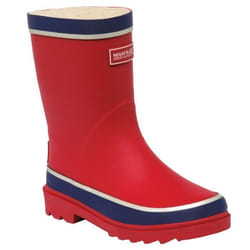 Bottes de pluie - REGATTA - FOXFIRE - Rouge - Caoutchouc naturel - Mixte - Réfléchissantes
