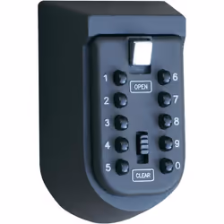 Coffre fort pour clés - VM844 - A code - Résistant aux intempéries - Noir - 105 x 65 x 56 cm