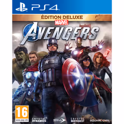Square Enix Marvel's Avengers : Amélioration Deluxe, PlayStation 4, Mode Multiplayer, T (Teen), Support physique