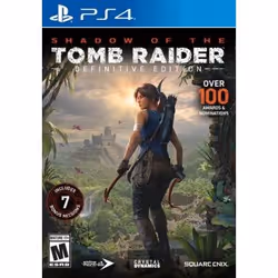Square Enix Shadow of the Tomb Raider - Definitive Edition PS4, PlayStation 4, M (Mature)