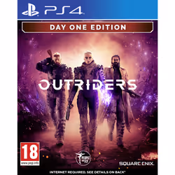Square Enix Outriders - Day One Edition, PlayStation 4, Mode Multiplayer, M (Mature), Support physique