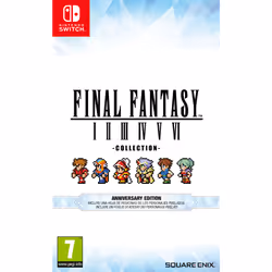Deep Silver Final Fantasy I-VI Collection Anniversary Edition Anniversaire Chinois simplifié, Chinois traditionnel, Allemand, Anglais, Espagnol, Français, Italien, Japonais, Coréen, POR-BRA, Russe, Thaïlande Nintendo Switch