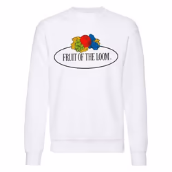 Sweat-shirt col rond grand logo Lio blanc homme - 2XL