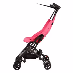Poussette compacte XSS coloris Rose Ultra légère