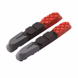 Paire de patins de frein tri-gomme Clarks - Rouge - 72 mm