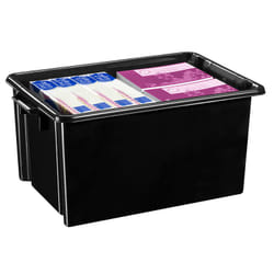 Strata HW048R Boîte de rangement Rectangulaire Polypropylène (PP) Noir