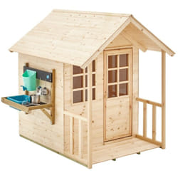 Maisonnette cabane enfant chalet prairie avec cuisine extérieure bois fsc®