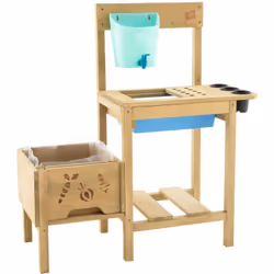 TABLE A REMPOTER PETIT JARDINIER TP TOYS 82,7 x 34 x 88 CM REF 677 La table à rempoter TP en bois est le moyen idéal d'initie ...