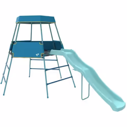 AIRE DE JEUX METAL TP ÉVOLUTIVE AVENTURIER 300 x 192 x H. 170 CM REF 899 Le cadre d'escalade en métal évolutif Aventurier de ...