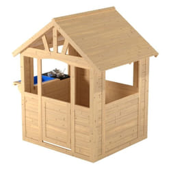 Tp Toys - Maisonnette cabane enfant avec cuisine extérieure bois fsc®