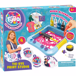 Mookie Tybo Tie-Dye Print Studio, Kit de loisirs créatifs pour enfants, 6 an(s), Plastique, Multicolore